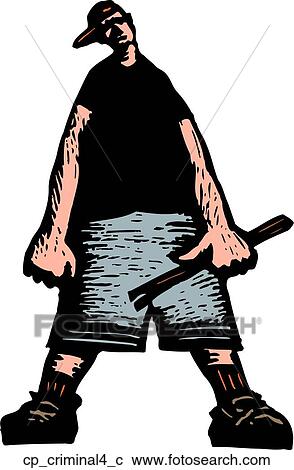 Clipart - criminal 4. Fotosearch