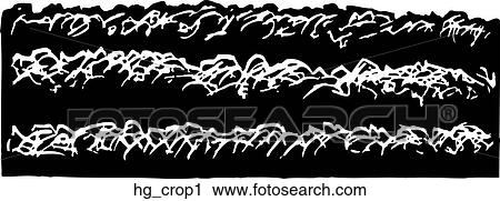 Crop 1 - Furrows View Large Clip Art Graphic Clipart - Crop 1 - Furrows. Fotosearch