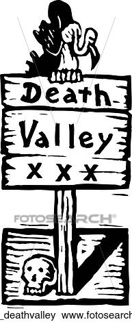 Clip Art - death valley. Fotosearch