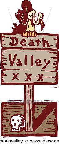 Clipart - death valley. Fotosearch