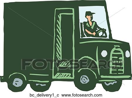 Clipart - Delivery 1. Fotosearch