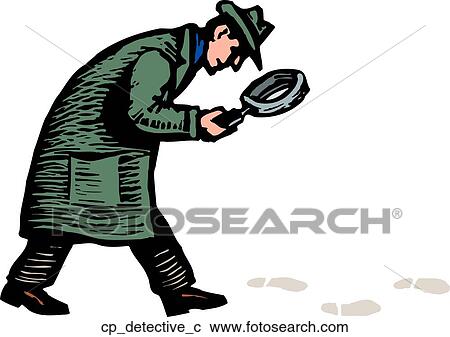 Clipart - detective. Fotosearch