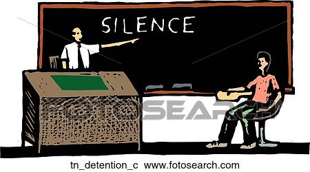 Detention View Large Clip Art Graphic Clipart - Detention. Fotosearch