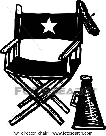 director chair 1 View Large Clip Art Graphic Clipart - director chair 1. Fotosearch