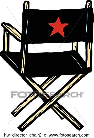 director chair 2 View Large Clip Art Graphic Clipart - director chair 2. Fotosearch