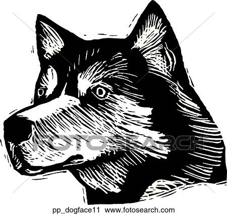Dog Face 11 View Large Clip Art Graphic Clipart - Dog Face 11. Fotosearch