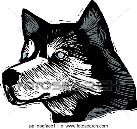 Clipart - Dog Face 11. Fotosearch