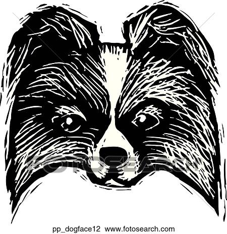 Dog Face 12 Clipart | pp_dogface12 | Fotosearch