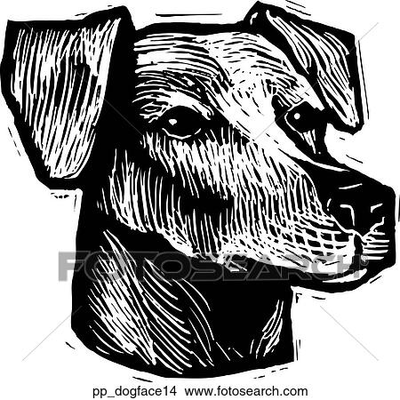 Clipart - Dog Face 14. Fotosearch