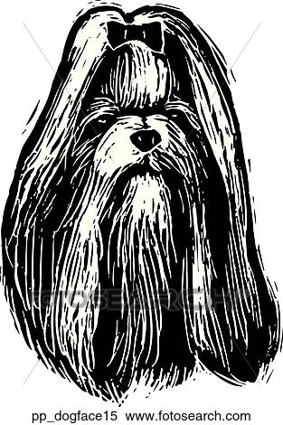 Dog Face 15 View Large Clip Art Graphic Clipart - Dog Face 15. Fotosearch