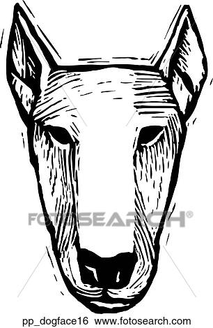 Dog Face 16 View Large Clip Art Graphic Clip Art - Dog Face 16. Fotosearch