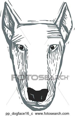 Clipart - Dog Face 16. Fotosearch