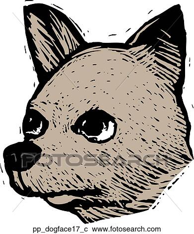 Dog Face 17 View Large Clip Art Graphic Clipart - Dog Face 17. Fotosearch