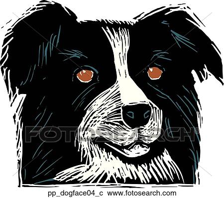 Clipart - Dog Face 4. Fotosearch