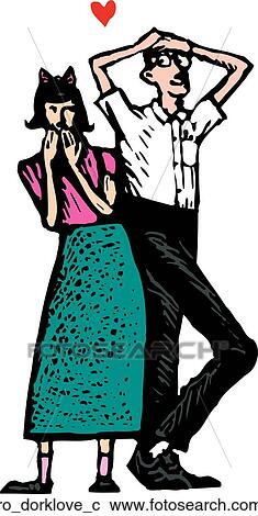 Clipart - Dork Love. Fotosearch
