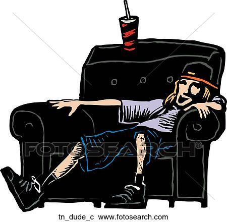 Clipart - Dude. Fotosearch