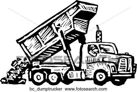 Dumptruck Operator View Large Clip Art Graphic Clipart - Dumptruck Operator. Fotosearch