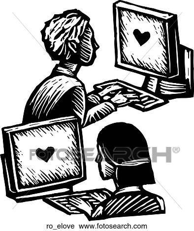 Clipart - E-Love. Fotosearch