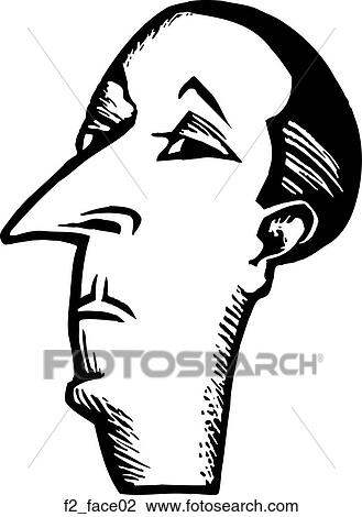 face 02 View Large Clip Art Graphic Clipart - face 02. Fotosearch