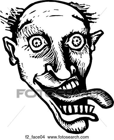 Clipart - face 04. Fotosearch