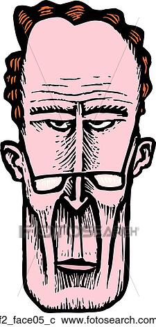 Clipart - face 05. Fotosearch