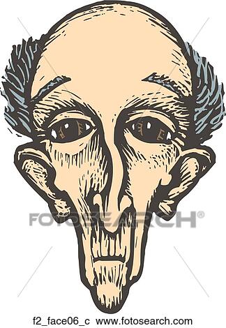 Clipart - face 06. Fotosearch