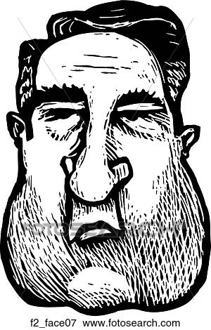 face 07 View Large Clip Art Graphic Clip Art - face 07. Fotosearch