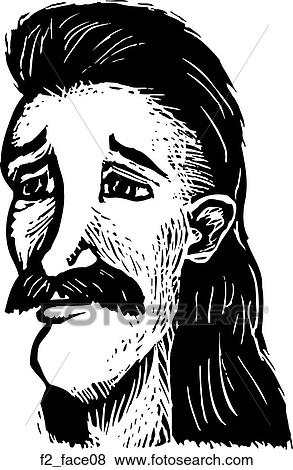 Clip Art - face 08. Fotosearch
