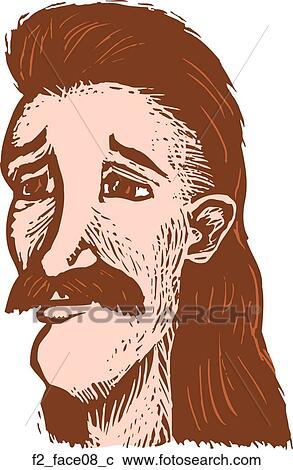 Clipart - face 08. Fotosearch