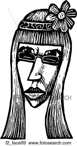 Clip Art - face 09. Fotosearch
