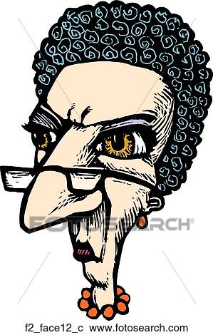 Clipart - face 12. Fotosearch