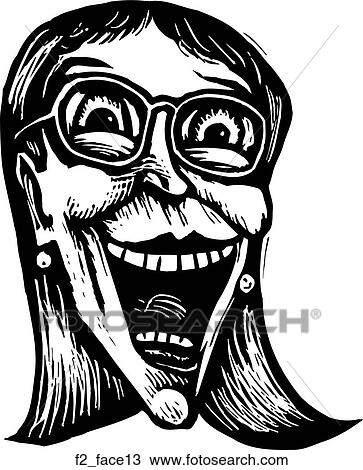 Clipart - face 13. Fotosearch