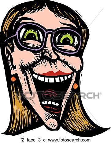 Clipart - face 13. Fotosearch