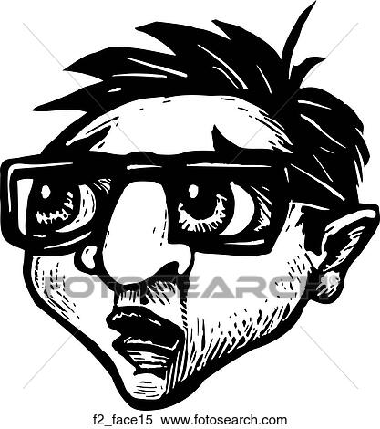 Clipart - face 15. Fotosearch