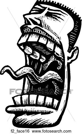 Clip Art - face 16. Fotosearch