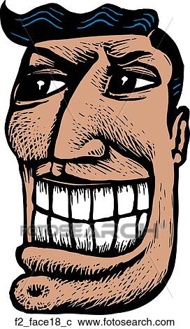 Clipart - face 18. Fotosearch