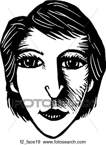 Clip Art - face 19. Fotosearch