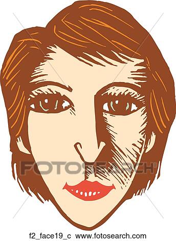 Clipart - face 19. Fotosearch