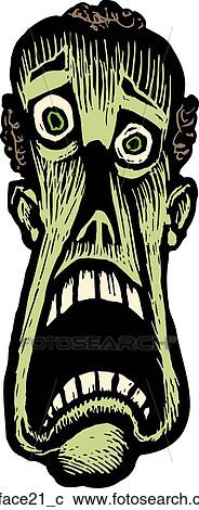 Clipart - face 21. Fotosearch
