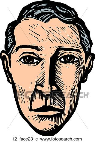 Clipart - face 23. Fotosearch
