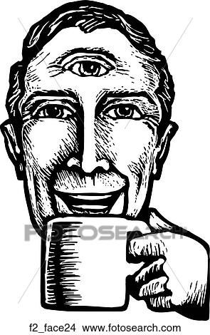 Clipart - face 24. Fotosearch
