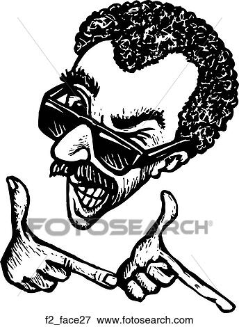 face 27 View Large Clip Art Graphic Clip Art - face 27. Fotosearch