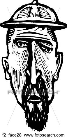 Clip Art - face 28. Fotosearch