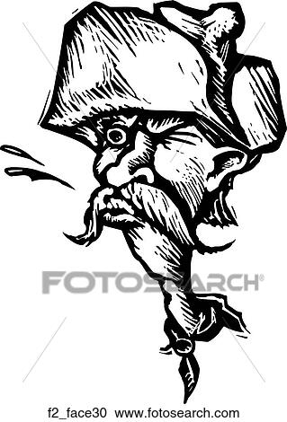 Clipart - face 30. Fotosearch
