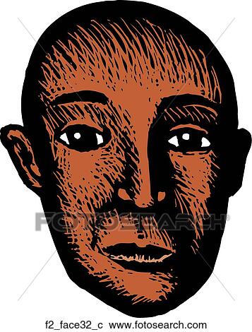 face 32 View Large Clip Art Graphic Clipart - face 32. Fotosearch