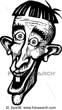 face 36 View Large Clip Art Graphic Clip Art - face 36. Fotosearch