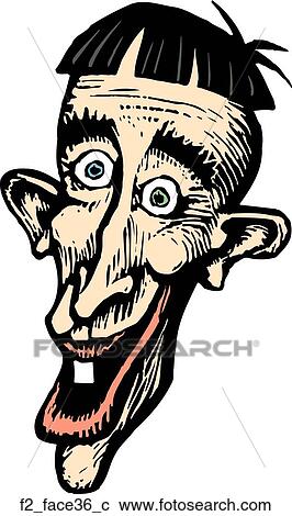Clipart - face 36. Fotosearch