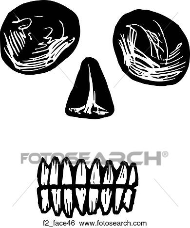 Clip Art - face 46. Fotosearch