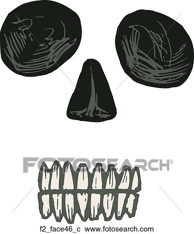 Clipart - face 46. Fotosearch
