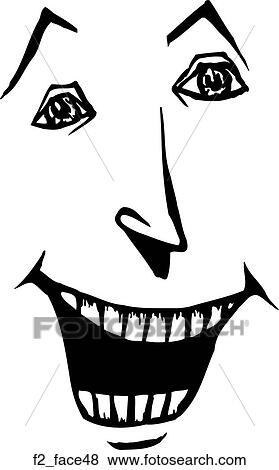 Clip Art - face 48. Fotosearch